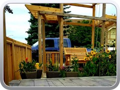 Pergola swing